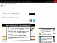 Bild zum Artikel: Lustiges rund um Flughäfen