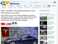 Bild zum Artikel: Tesla 'korrigiert' Reichweitenangaben in den USA deutlich nach unten