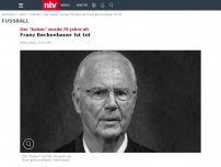 Bild zum Artikel: Breaking News: Franz Beckenbauer ist tot