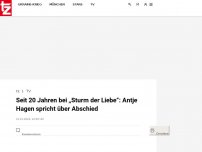 Bild zum Artikel: Seit 20 Jahren bei „Sturm der Liebe“: Antje Hagen spricht über Abschied