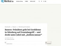 Bild zum Artikel: Tausende Traktoren rollen auf Nürnberg zu – Söder-Auftritt angekündigt