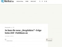 Bild zum Artikel: So kam die neue „Bergdoktor“-Folge beim ZDF-Publikum an