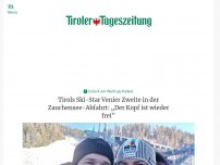 Bild zum Artikel: Tiroler Ski-Ass Venier rast von der Liebe beflügelt auf Platz zwei: „Kopf ist wieder frei'