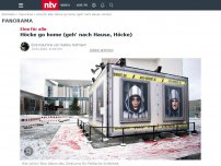 Bild zum Artikel: Eine für alle: Höcke go home (geh' nach Hause, Höcke)