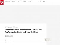 Bild zum Artikel: Streich und seine Beckenbauer-Tränen: Der Große verabschiedet sich vom Größten