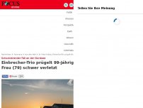 Bild zum Artikel: Schockierender Fall an der Nordsee - Einbrecher-Trio prügelt 99-Jährigen tot, Frau (79) schwer verletzt