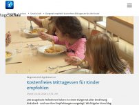 Bild zum Artikel: Bürgerrat empfiehlt kostenfreie Mittagessen für alle Kinder