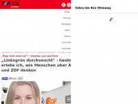 Bild zum Artikel: „Regt euch doch auf“ – Kolumne von Julia Ruhs - „Linksgrün durchseucht' - hautnah erlebe ich, wie Menschen ARD und ZDF verabscheuen