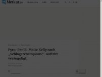 Bild zum Artikel: Pyro-Panik: Maite Kelly nach „Schlagerchampions“-Auftritt verängstigt