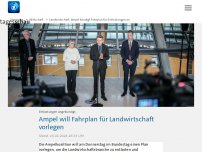 Bild zum Artikel: Landwirtschaft: Ampel kündigt Fahrplan für Entlastungen an