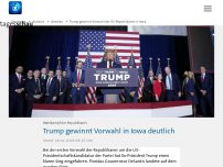 Bild zum Artikel: Prognosen: Trump gewinnt Vorwahlen der US-Republikaner in Iowa