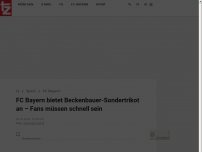 Bild zum Artikel: FC Bayern bietet Beckenbauer-Sondertrikot an – Fans müssen schnell sein