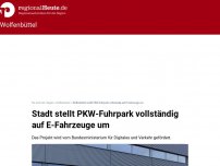 Bild zum Artikel: Stadt stellt PKW-Fuhrpark vollständig auf E-Fahrzeuge um