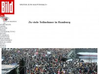 Bild zum Artikel: Zu viele Teilnehmer - 130 000 Menschen! Anti-Rechts-Demo abgebrochen