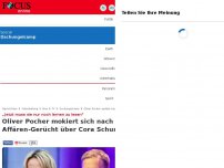 Bild zum Artikel: „Jetzt muss sie nur noch lernen zu lesen“ - Oliver Pocher mokiert sich nach Affären-Gerücht über Cora Schumacher