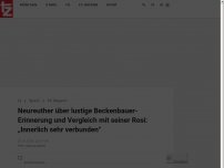 Bild zum Artikel: Neureuther über lustige Beckenbauer-Erinnerung und Vergleich mit seiner Rosi: „Innerlich sehr verbunden“