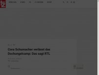 Bild zum Artikel: Cora Schumacher verlässt das Dschungelcamp: Das sagt RTL