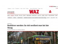 Bild zum Artikel: Ausbildung: Stoag sucht Personal: Busfahrer werden in sechs Monaten