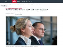 Bild zum Artikel: EU 'gescheitertes Projekt': Weidel bezeichnet Brexit als 'Modell für Deutschland'