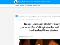 Bild zum Artikel: Von wegen ausgestorben: Die Dinos kehren zurück im neuen „Jurassic World“-Film vom Originalautor