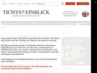 Bild zum Artikel: Weiter Mittelstandsproteste, nur die braven Medien berichten nicht
