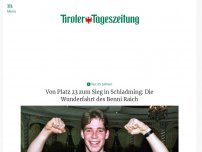 Bild zum Artikel: Von Platz 23 zum Sieg in Schladming: Die Wunderfahrt des Benni Raich