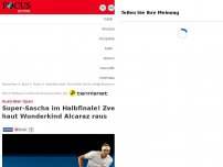 Bild zum Artikel: Australian Open, Viertelfinale - Alexander Zverev gegen Carlos Alcaraz im Liveticker