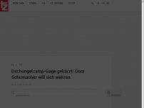 Bild zum Artikel: Dschungelcamp-Gage gekürzt: Cora Schumacher will sich wehren