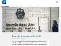 Bild zum Artikel: Auswärtiges Amt: Desinformationskampagne Russlands aufgedeckt