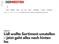 Bild zum Artikel: Lidl wollte Sortiment umstellen – jetzt geht alles nach hinten los