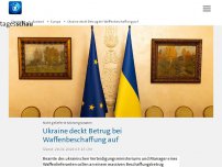 Bild zum Artikel: Ukraine deckt Betrug bei Waffenbeschaffung auf