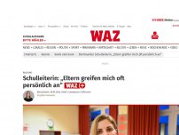 Bild zum Artikel: Bildung: Schulleiterin: „Eltern greifen mich oft persönlich an“