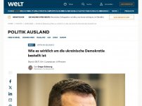 Bild zum Artikel: Wie es wirklich um die ukrainische Demokratie bestellt ist