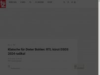 Bild zum Artikel: Klatsche für Dieter Bohlen: RTL kürzt DSDS 2024 radikal