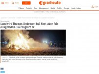 Bild zum Artikel: Landwirt Thomas Andresen bei Hart aber fair ausgeladen: So reagiert er #bauerndemonstration #landwirt