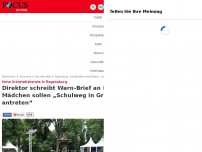 Bild zum Artikel: Hohe Kriminalitätsrate in Regensburg - Direktor schreibt Warn-Brief an Eltern: Mädchen sollen „Schulweg in Gruppen antreten“