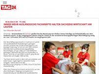 Bild zum Artikel: Immer mehr ausländische Fachkräfte halten Sachsens Wirtschaft am Laufen