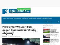 Bild zum Artikel: Starke Regenfälle: FCS gegen Gladbach auf der Kippe