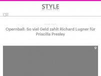 Bild zum Artikel: Opernball: So viel Geld zahlt Richard Lugner für Priscilla Presley