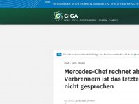 Bild zum Artikel: Mercedes-Chef rechnet mit E-Autos ab: Verbrenner sind nicht abgeschrieben