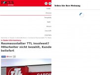 Bild zum Artikel: In Baden-Württemberg - Raumausstatter TTL insolvent? Mitarbeiter nicht bezahlt, Kunden nicht beliefert
