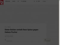 Bild zum Artikel: Dieter Bohlen verteilt fiese Spitze gegen Helene Fischer