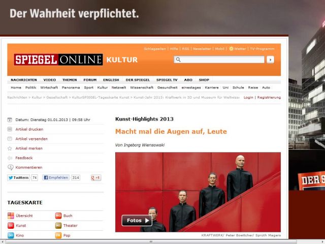 Bild zum Artikel: Kunst-Highlights 2013: Macht mal die Augen auf, Leute