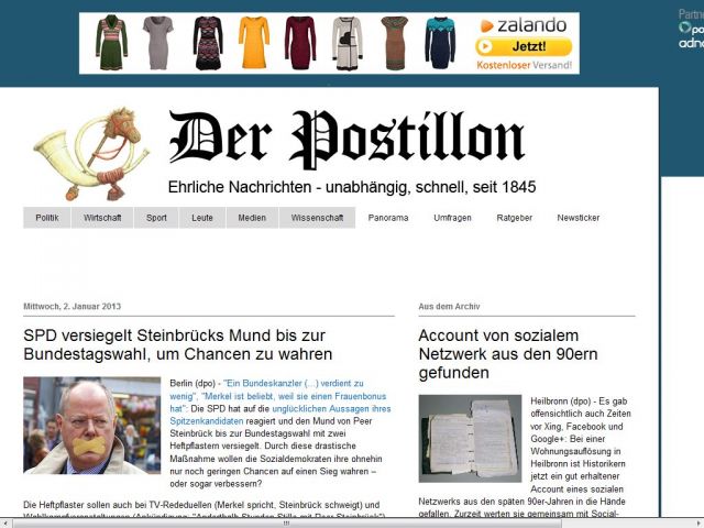 Bild zum Artikel: SPD versiegelt Steinbrücks Mund bis zur Bundestagswahl, um Chancen zu wahren