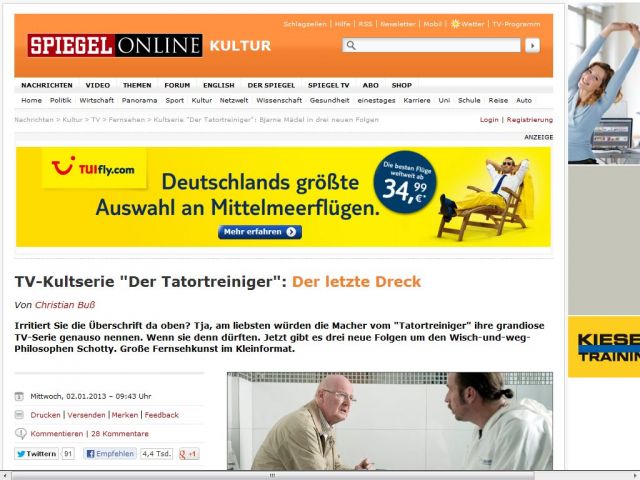 Bild zum Artikel: TV-Kultserie 'Der Tatortreiniger': Der letzte Dreck