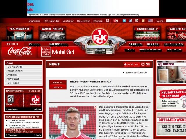 Bild zum Artikel: Mitchell Weiser wechselt zum FCK