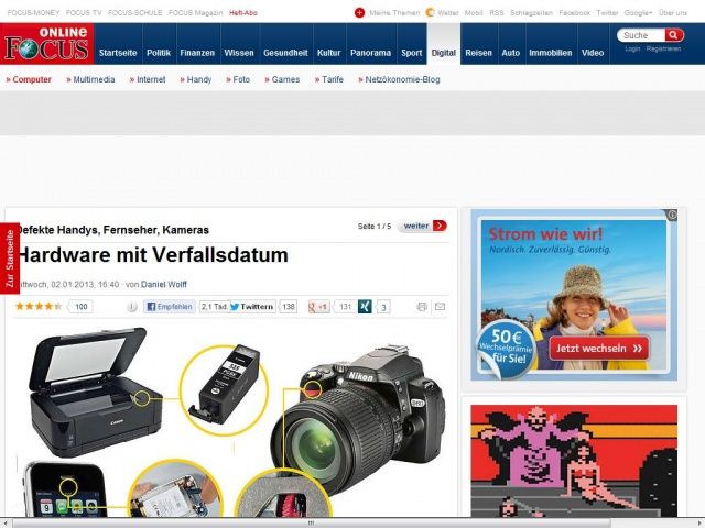 Bild zum Artikel: Hardware mit Verfallsdatum - Geräte gehen gewollt nach Ablauf der Garantie kaputt