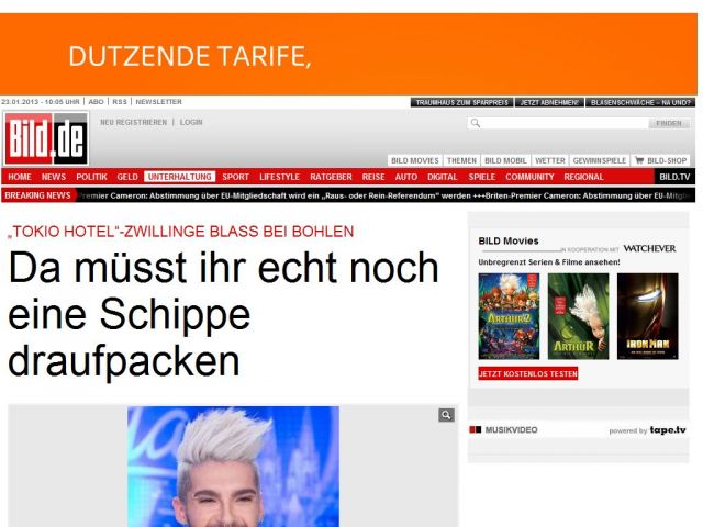 Bild zum Artikel: Tokio-Zwillinge bei Bohlen - Da müsst ihr noch eine Schippe draufpacken