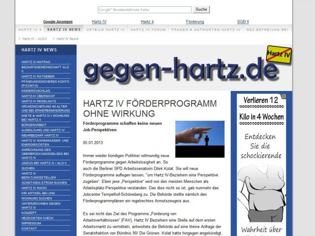 Bild zum Artikel: Hartz IV Förderprogramm ohne Wirkung