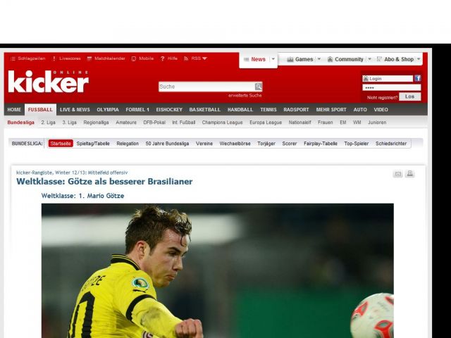 Bild zum Artikel: Weltklasse: Götze als besserer Brasilianer